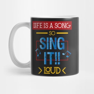 Inspirational Music Quotes For Life Mug